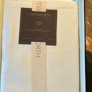 Sateen ivory queen size pillowcases